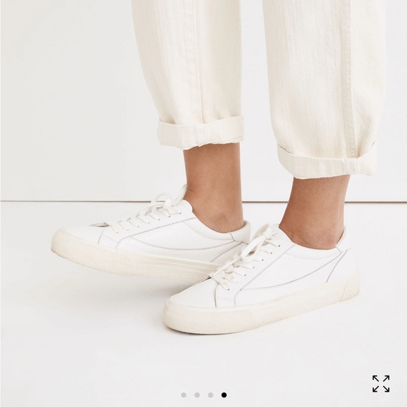 Madewell white low top shoe size 7 - Picture 2 of 5